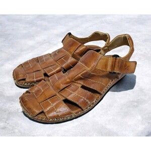 Pikolinos Tarifa Sandals Mens Size 10-10.5 EUR 44 Fisherman Brown Leather